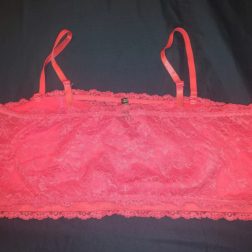 Torrid Coral Lace Bralette - Picture 2 of 8